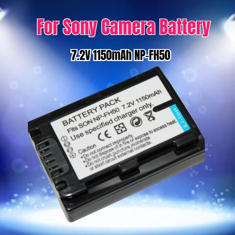 Drone With Camera - 7.2V 1150mAh NP-FH50 카메라 배터리 (소니