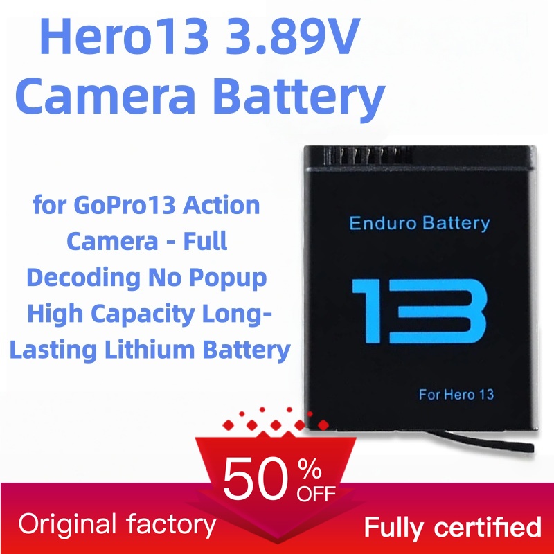 Drone With Camera - GoPro13 액션 카메라용 Hero13 3.89V 카메라