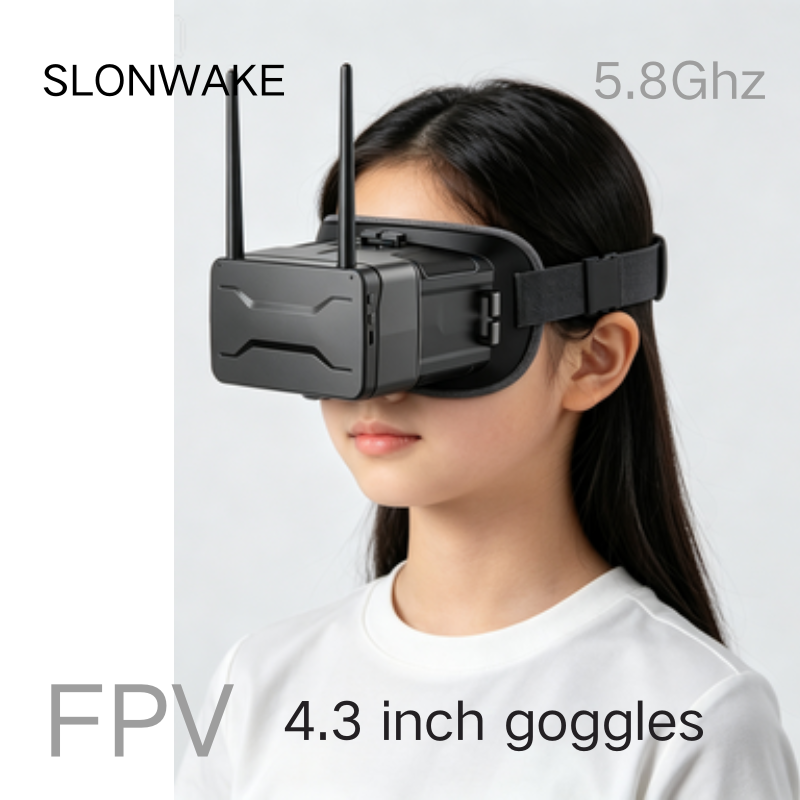Fpv Goggles - 5.8GHz FPV 고글, 4.3인치, 480x272 픽셀,