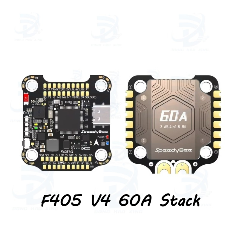 F405 Flight Controller - F405 V4 60A 스택 3-6S FC&ESC