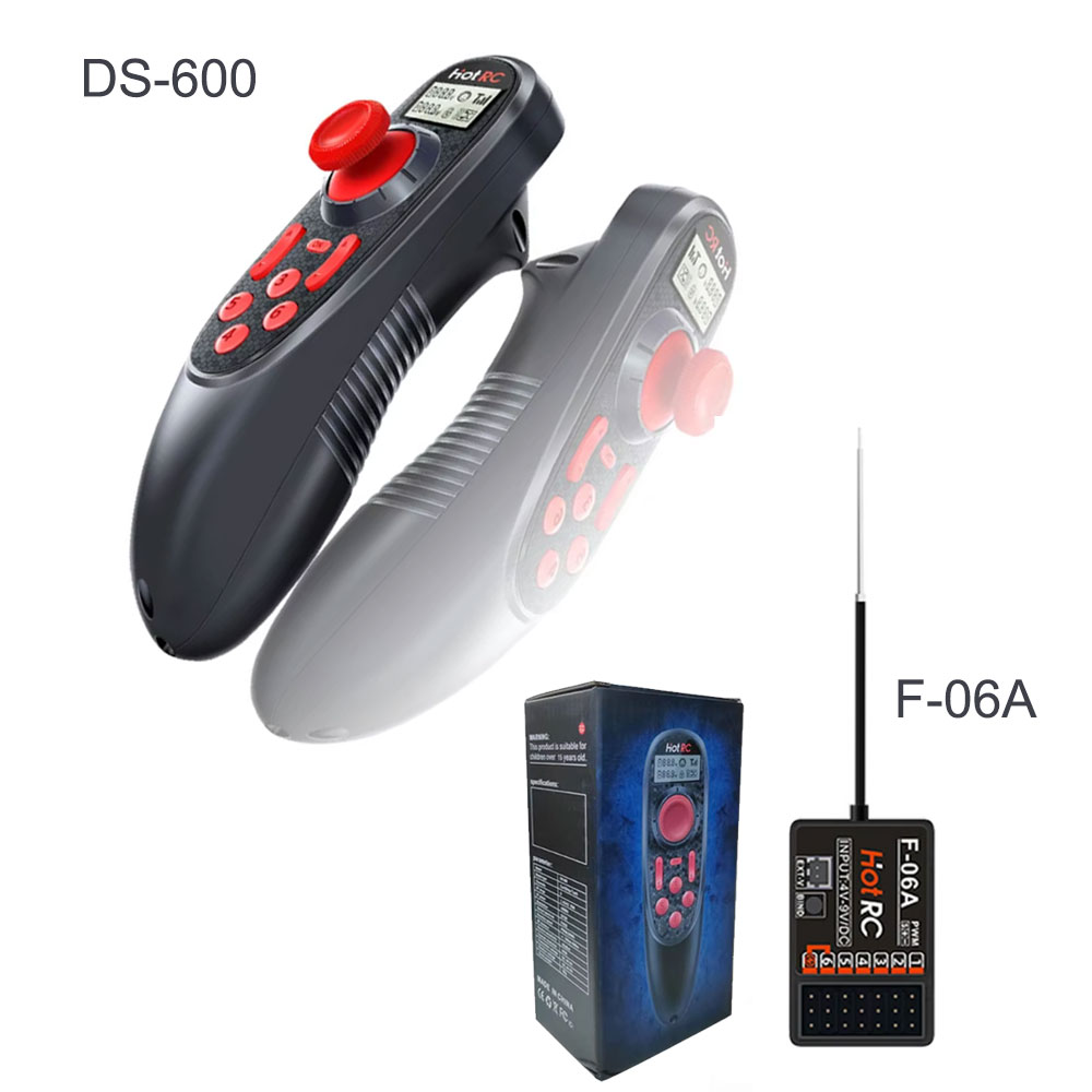 Radio Transmitter 2.4Ghz - HOTRC DS-600 2.4GHz 6채널 RC 보트