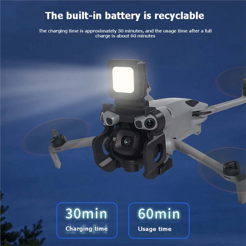 Dji Mini Drone - DT98 드론 야간 비행등 상단 장착