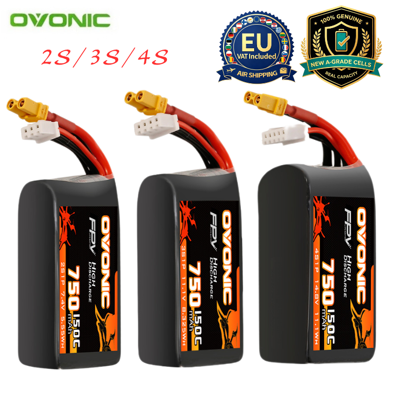 고성능 OVONIC 150C 750mAh 7.4V/11 - Lipo Battery 4S 리뷰 및 가격