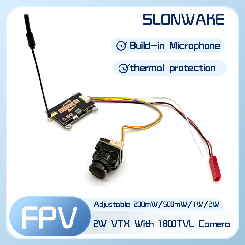 SLONWAKE 5.8G 56CH 2W 송신기 VTX( - Fpv Camera 리뷰 및 가격