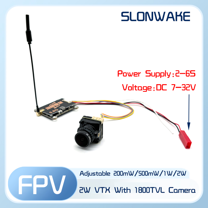 SLONWAKE 5.8G 56CH 2W 송신기 VTX( - Fpv Camera 리뷰 및 가격