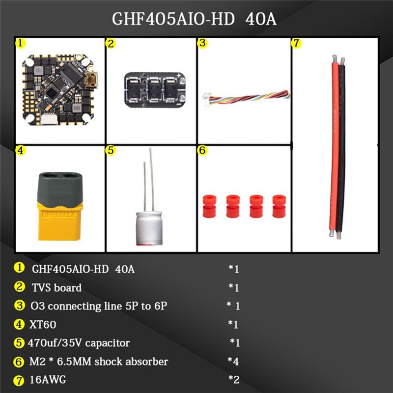 ABTI-GHF405AIO-HD 40A AIO 플라이트 - Drone Esc 리뷰 및 가격