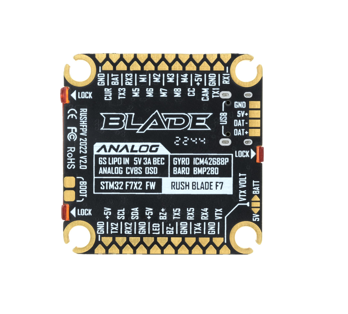 RUSH BLADE F722 V2 아날로그 비행 컨트롤 - Flight Controller 리뷰 및 가격