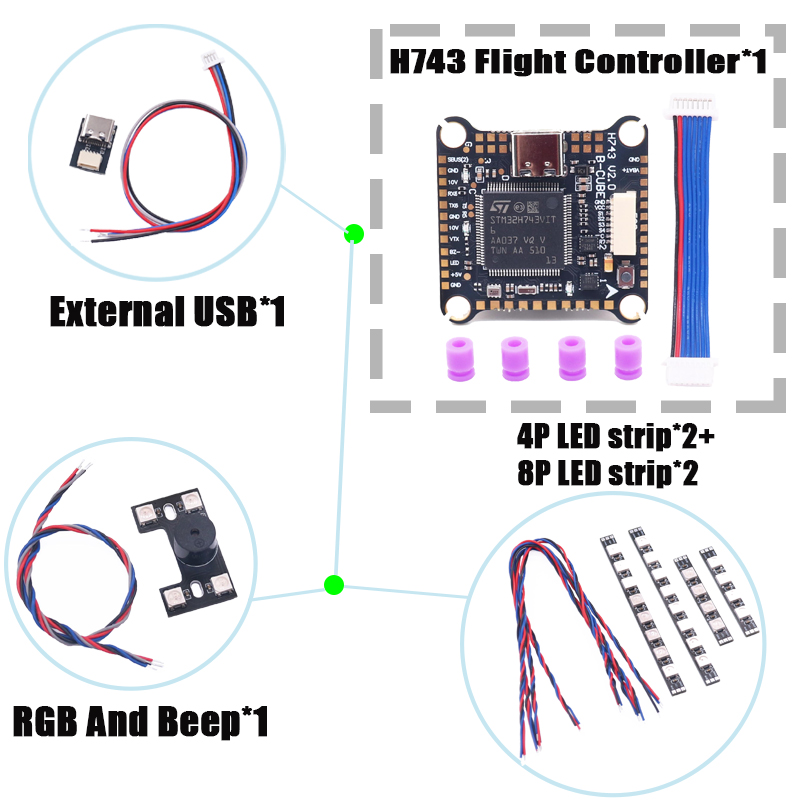 RCtoSky F4V3S PLUS F722 F745 H - F722 Flight Controller 리뷰 및 가격