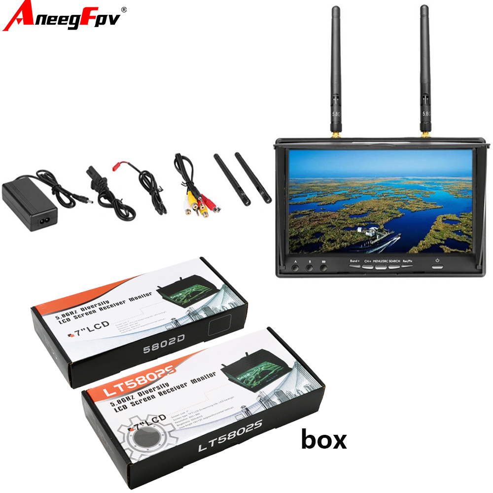 LCD5802D LCD5802S 7인치 5.8G 40C - Fpv Goggles 리뷰 및 가격