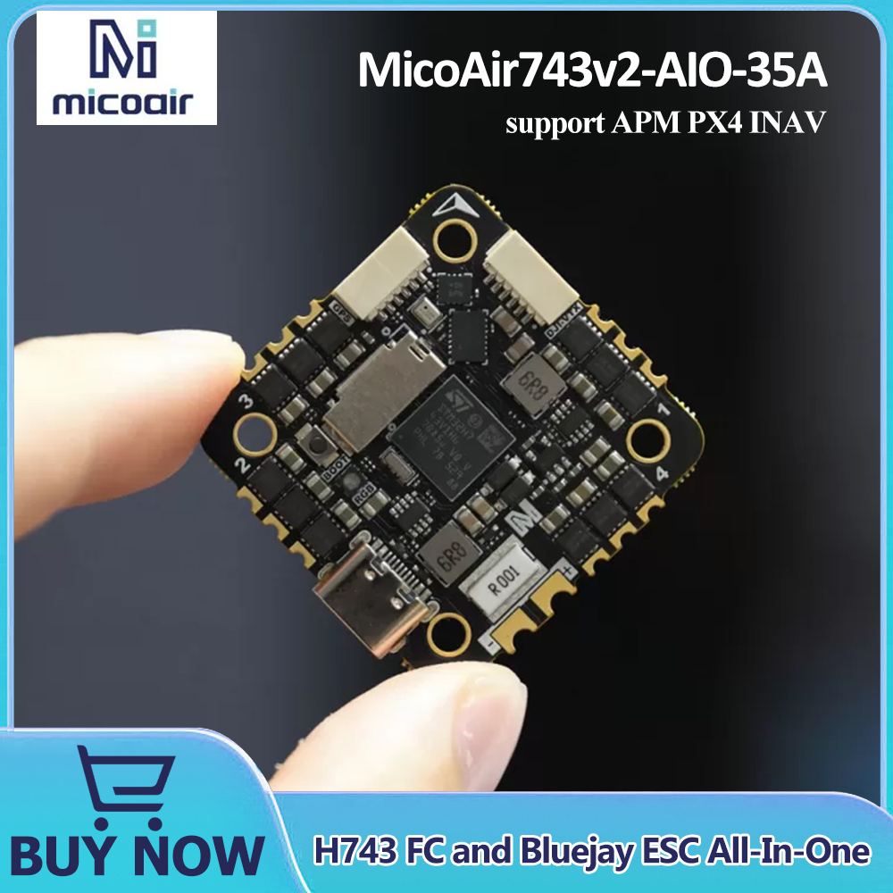 MicoAir743v2-AIO-35A H743 FC 및 - Betaflight Fc 리뷰 및 가격